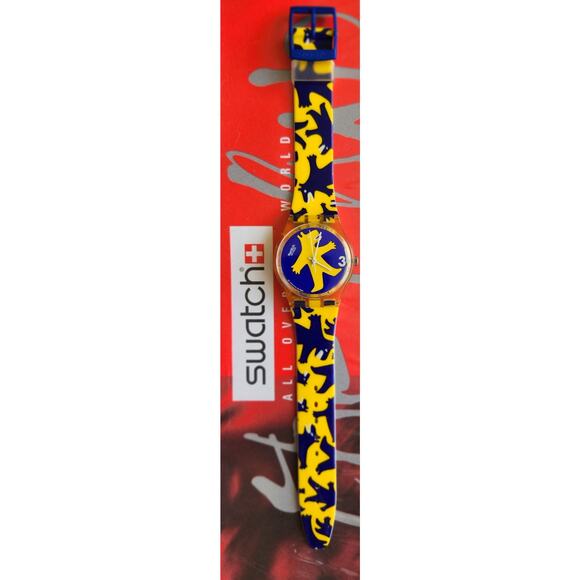 Swatch watch BESTIONE GJ113 1994 Standard Gents New old stock - Picture 3 of 8